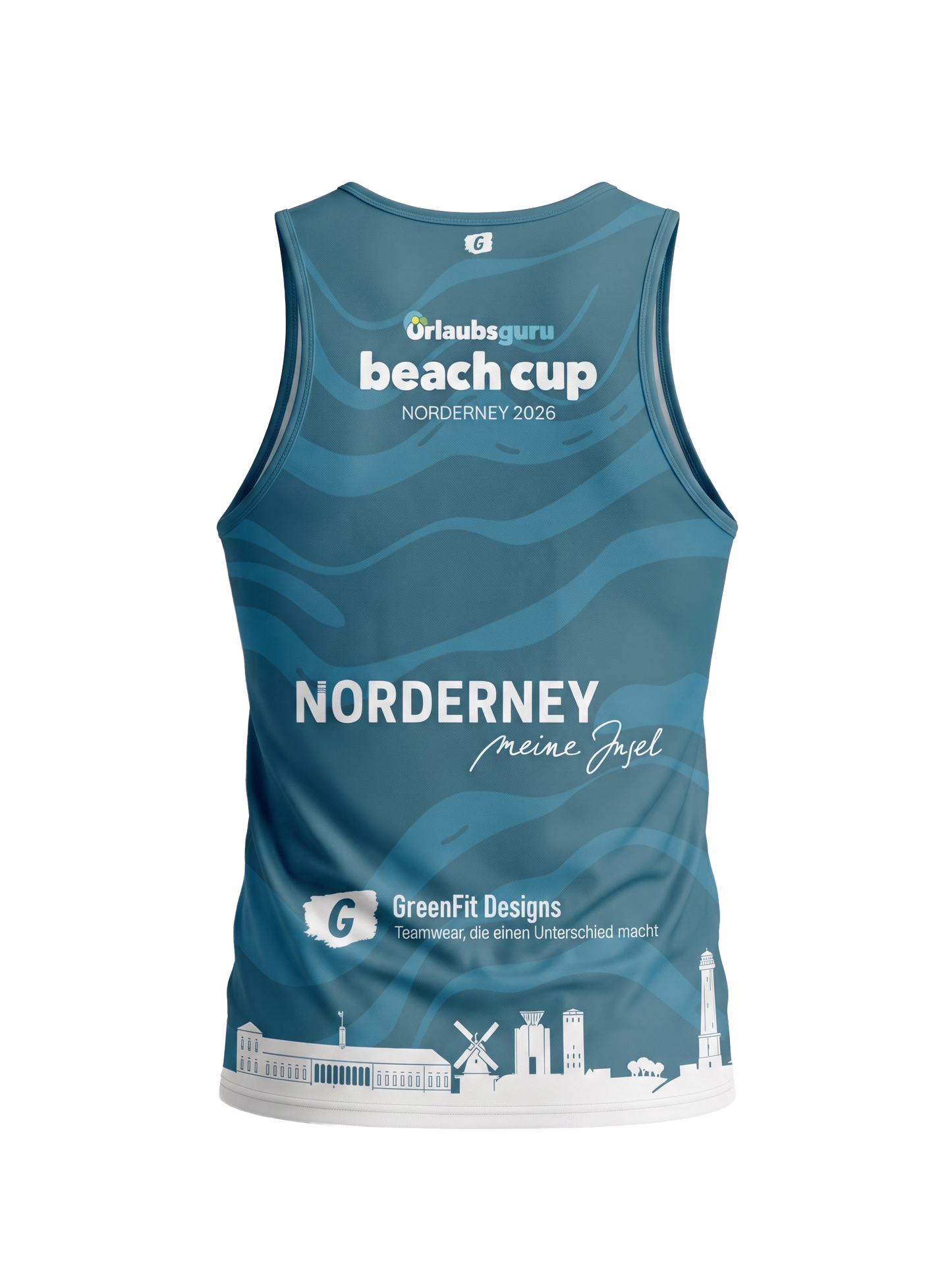 Concept Tank Top (White Sands Festival) Blau