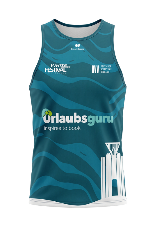 Concept Tank Top (White Sands Festival) Blau