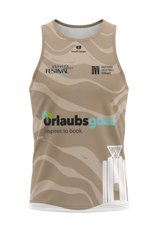 Concept Tank Top (White Sands Festival) Beige
